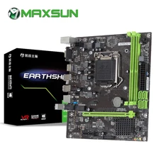 Материнская плата MAXSUN Earthshaker H310CM-VH R2.0 intel LGA1151 ddr4 слоты для памяти Rams sata iii ssd HDMI+ VGA материнская плата для настольных ПК