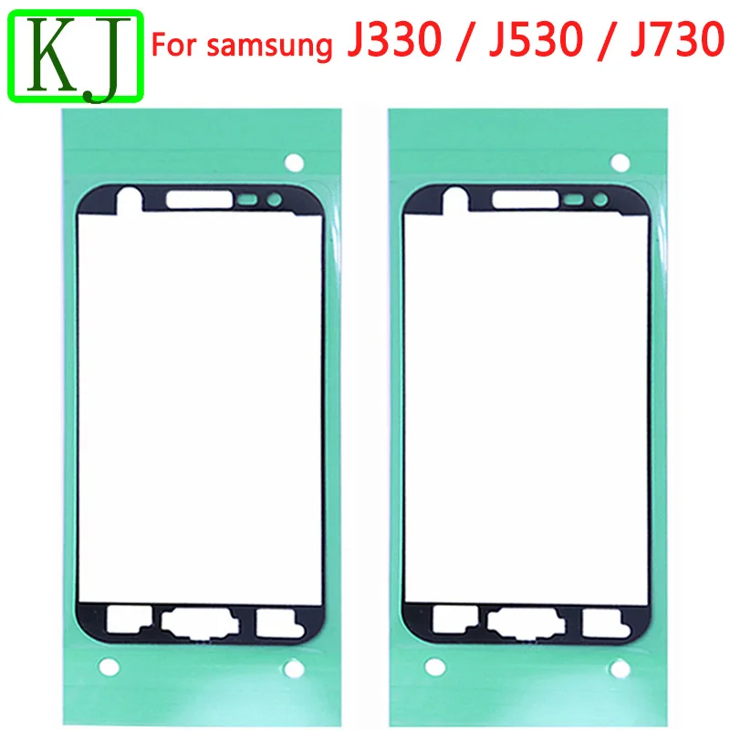 10 шт lcd Передняя наклейка для samsung Galaxy j3 J5 J7 / j330 j530 j730 j320 j510 j710 клейкая наклейка на рамку экрана