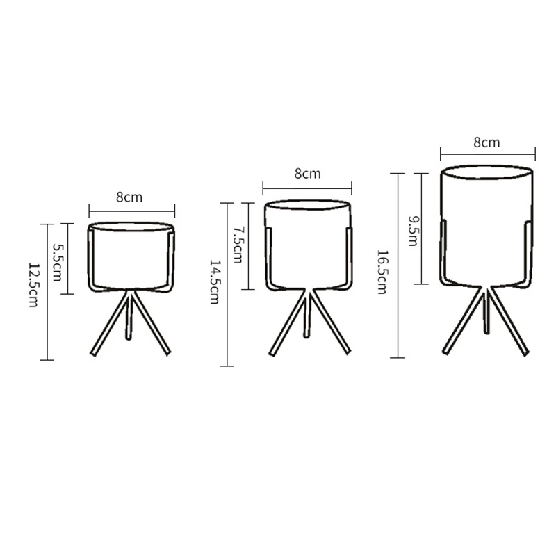 Скандинавские настольные плантаторы, керамическая мраморная ваза, железная подставка, держатель для суккулента, кактуса, цветочный горшок, плантатор, для офиса, дома, художественный Декор