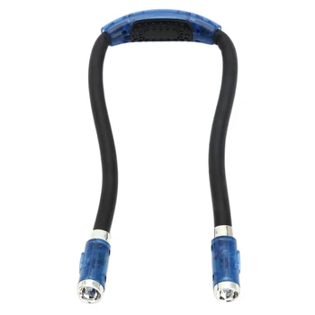 

Flexible Adjustable Hug Book 4 LED Light Neck Night Lamp Torch for study Reading 28TC