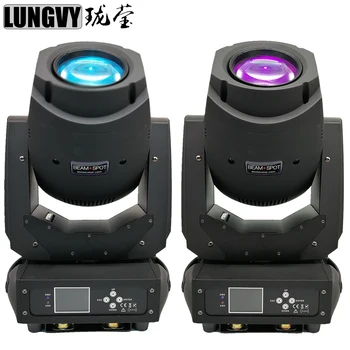 

Free Shipping 2pcs/lot 200W 2in1 LED Moving Head Light Beam Spot 2in1 Light for DJ Disco Nightclub Party