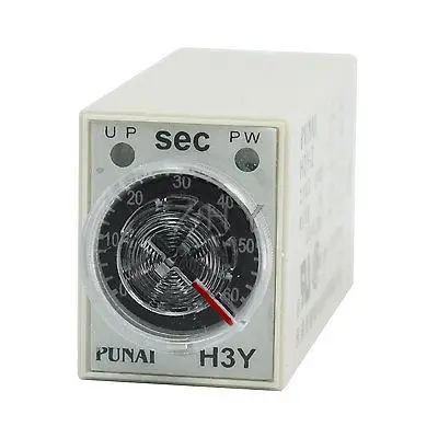 

DPDT 8 Pin Terminals 60s Sec Seconds H3Y-2 Time Delay Relay DC 24V