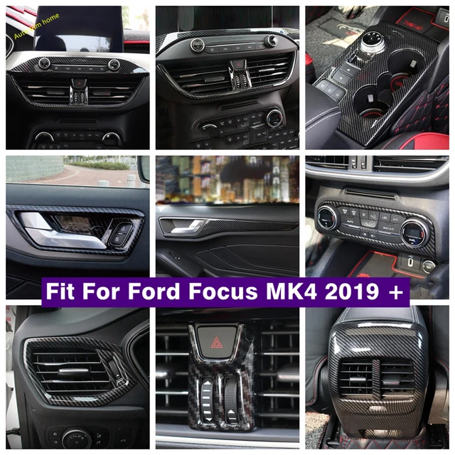 Carbon fiber Auto Zentrale Steuerung Getriebe Tasse Panel Schneidet Innen  Zubehör Auto für Ford Focus MK4 2019 2020 2021 Teile 2022 - AliExpress