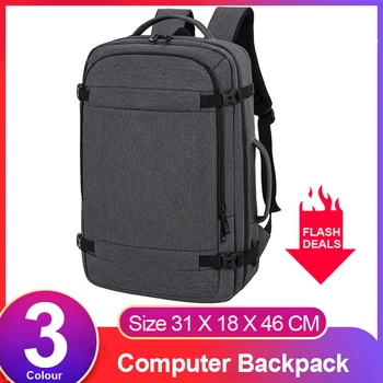 

Large Capacity Men Backpack Waterproof Business Travel Bagpack 16 Inch Laptop Bag USB Charging Mochila School Bag For Teenage