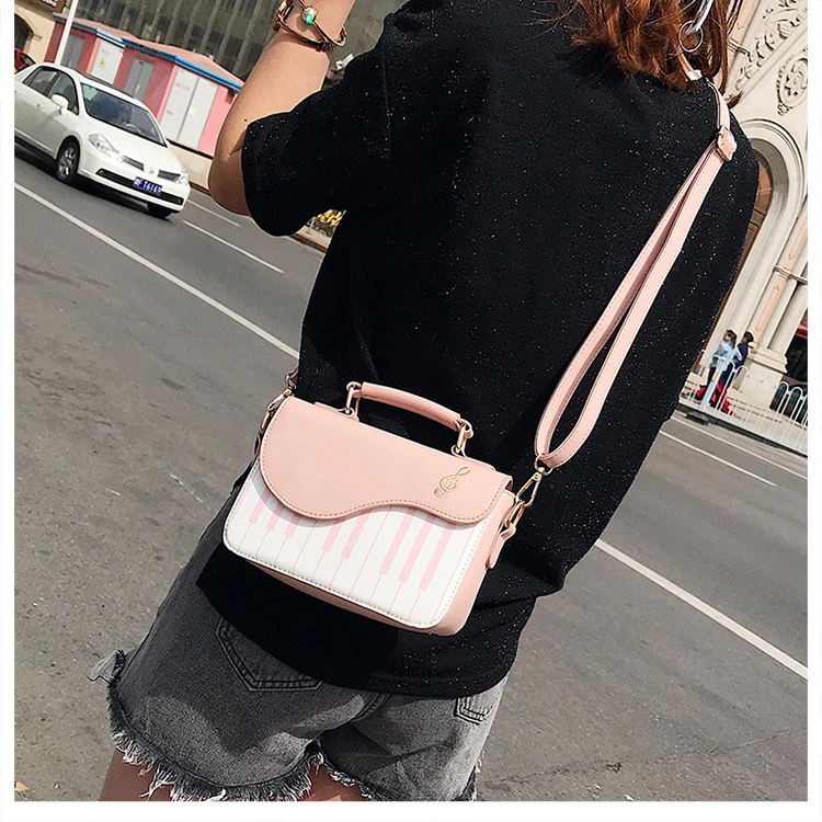 Сумки для женщин Bolso Женская сумочка основная Femme сумка на плечо уличная женская сумка с рисунком фортепиано Популярные PU кожаные сумки-мессенджеры