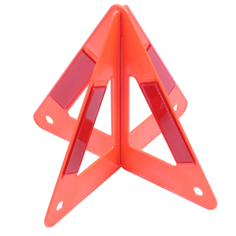 

Car Emergency Breakdown Warning Triple-cornered Sign Red Reflective Safety Hazard Travel in