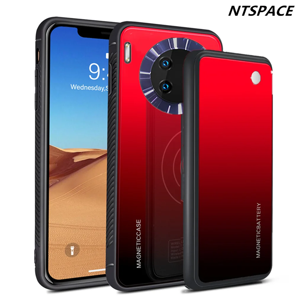 5000 мАч беспроводной зарядный чехол для аккумулятора huawei mate 30 Pro Магнитный чехол для аккумулятора для huawei mate 30 power Bank чехол для зарядного устройства
