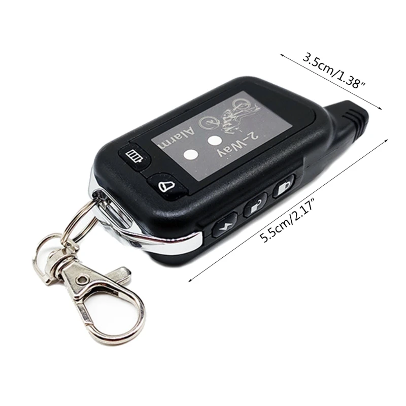 2 Way Anti-theft Alarm Systems Warning Alarm with Remote Control for Motorcycle Motorcycle Alarm Wireless Vibration Alarm Anti Theft Alarm