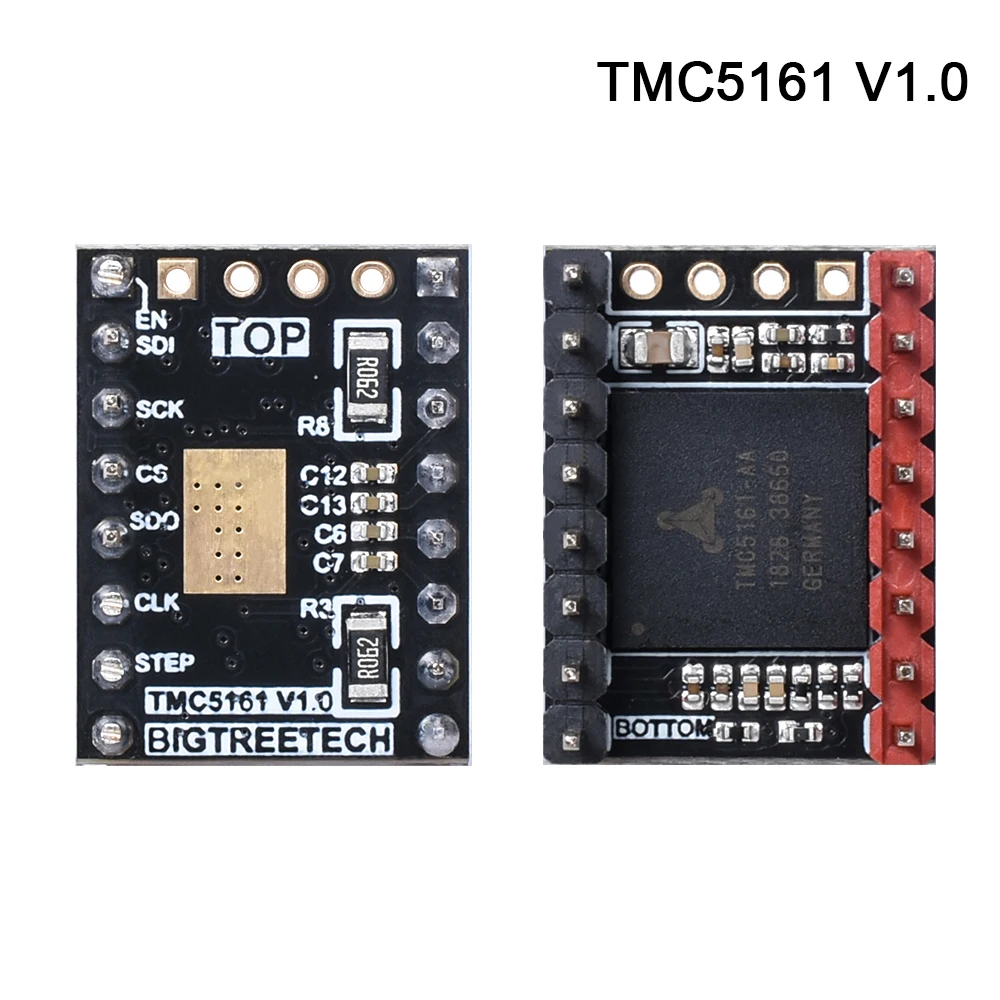 TMC5161 V1.0 5 шт. TMC2209 UART TMC2208 TMC2130 SPI TMC5160 TMC5161 Драйвер шагового двигателя для 3D-принтера SKR V1.3 PRO MINI MKS GEN Reprap - Цвет: TMC5161 V1.0