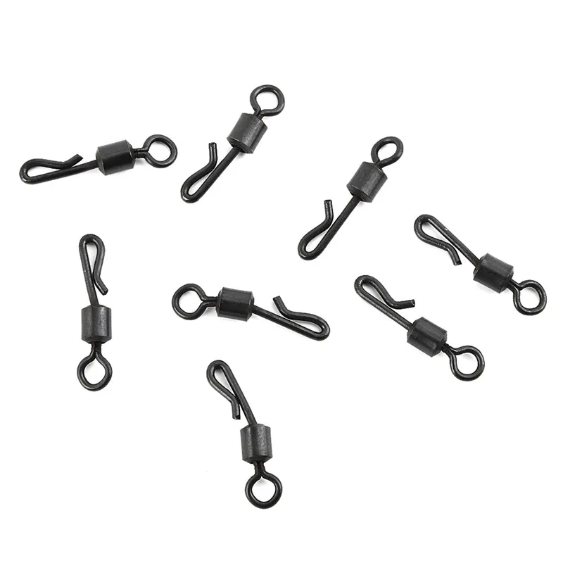 

10/25/50Pcs/Pack Fishing Swivels Quick Change Stainless Steel For Carp Fishing Tackle Rig Accessories Terminal Tackle
