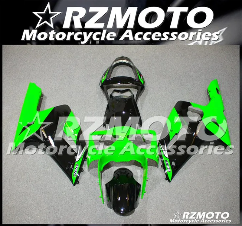 Мотоциклетный обтекатель abs Подходит для Kawasaki ZX6R 636 ZX-6R 2003 2004 корпусные детали пресс-форм Магазин № 0348