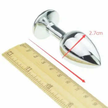 Vibefun Anal Plug Waterproof Stainless Steel Smooth Touch Anal Buttplug Sex Toys Sex Products For Men gay Sex Toys butt dilator 4