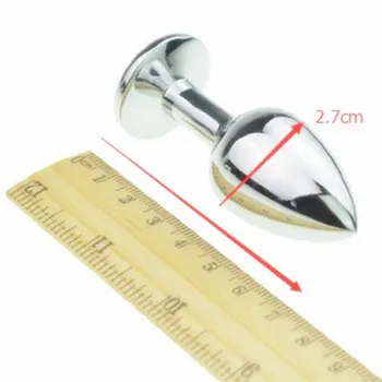 Vibefun Anal Plug Waterproof Stainless Steel Smooth Touch Anal Buttplug Sex Toys Sex Products For