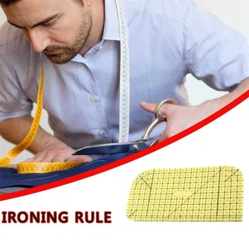 

Hot Ironing Ruler Sewing Tool Cutting Rulers Patchwork Tailor Craft DIY Sewing Supplies Sewing Measuring Tools 1PCS