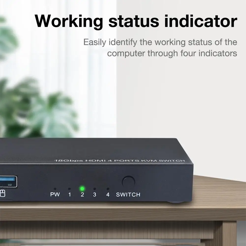 HDMI KVM переключатель 4 в 1 выход HDMI переключатель usb-хаб Соединительный переключатель для ноутбука Xbox PS4 PS3 для nintendo Переключатель Селектор