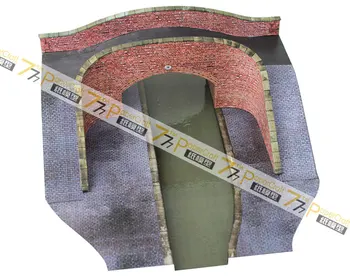 

22 Canal Bridge 3D Paper Model OO HO N Scale 1:56 1:64 1:76 1:87 1:150 Town Building Scene Model Children Adult Educational Toys