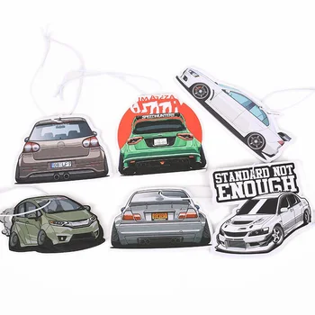 

JDM Style Car Rear View Mirrow Pendent Air Freshener Paper Piston Brake Wheel Rim Shock Absorber