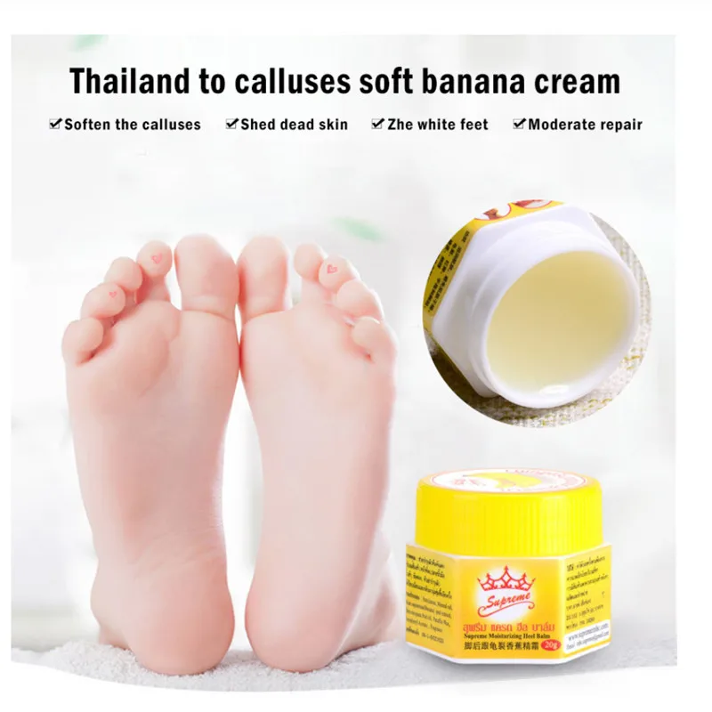 

2019New Foot Care Tool Dead Skin Remover Banana Oil Repair Skin Care Product Anti-Drying Crack Cream supplement water Foot Cream