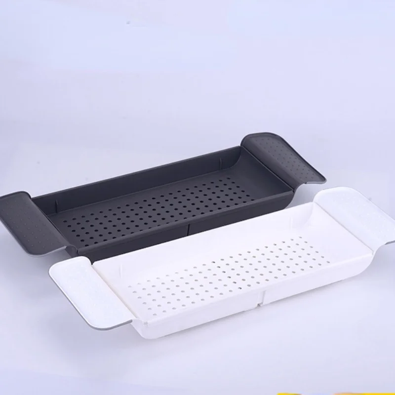Retractable Bathtub Storage Rack Bath Tray Shelf Bath Toys Organizer Bathroom Tools Towel Storage Shelf Kitchen Holde NJ72619