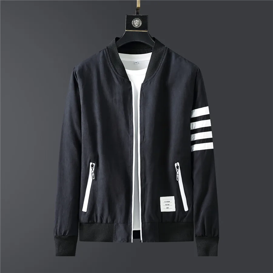 Brand Men Jacket 2020 New Autumn Jackets For Man Clothing Hooded Sweatshirt Long Sleeves Coat Tops Korean Style Fashion Clothing