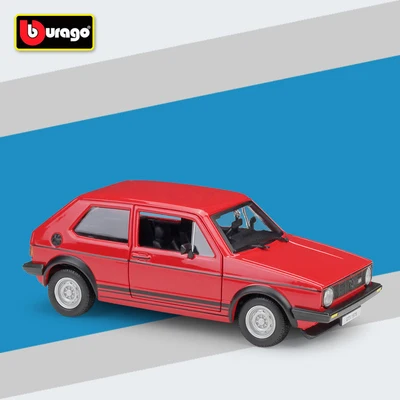 BbURAGO 1:24 1979 Glof GTI MK1 легированная модель металлического гоночного автомобиля игровая модель спортивных автомобилей игрушки для детей подарок Новая коробка