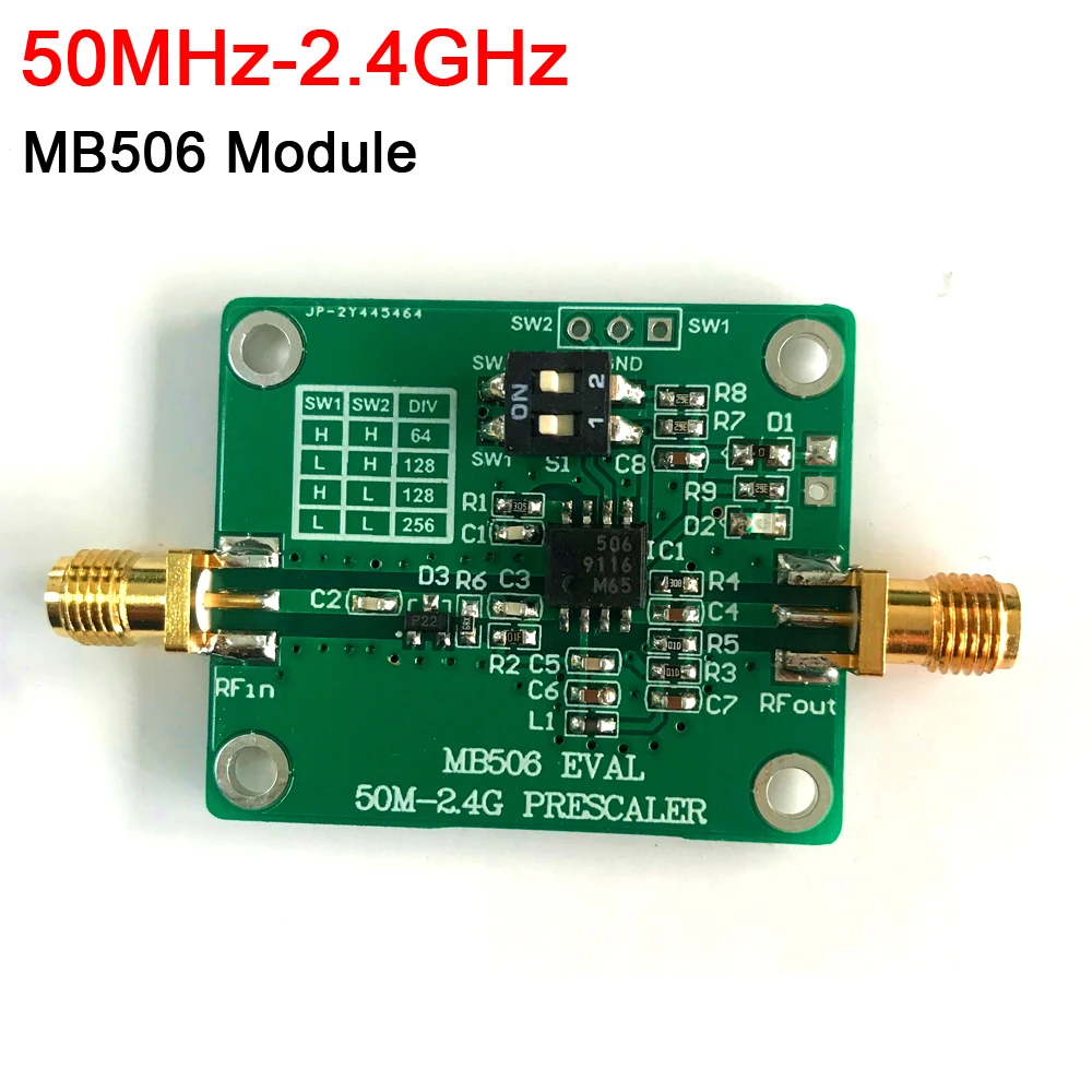 DYKB MB506 Module 50MHz-2.4GHz Prescaler 64 128 256 HIGH Frequency ...