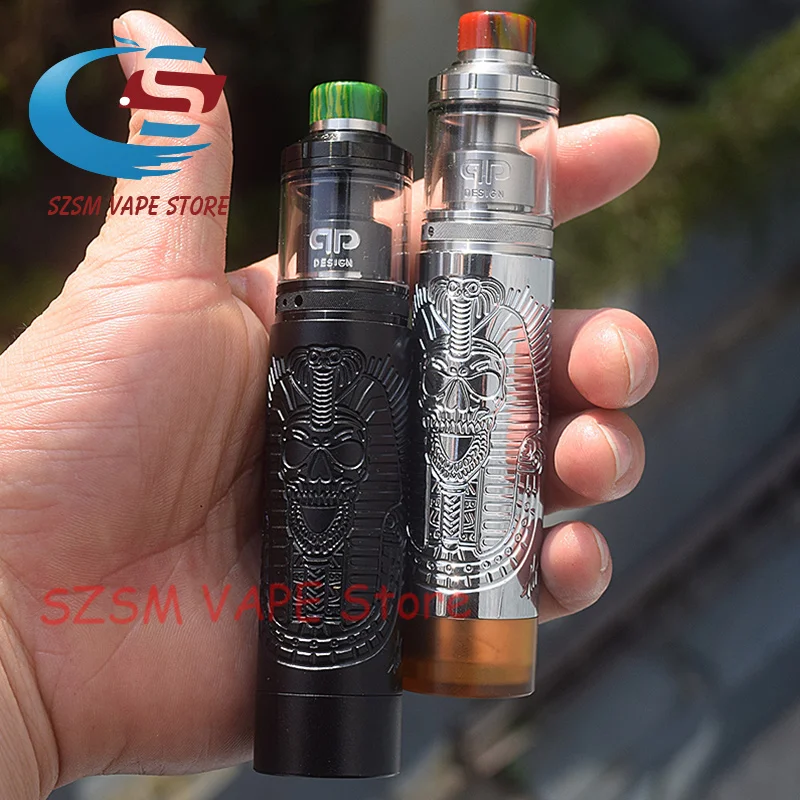 Электронная сигарета Фараон slam кусок мод gata rta механический 18650 Батарея Латунь