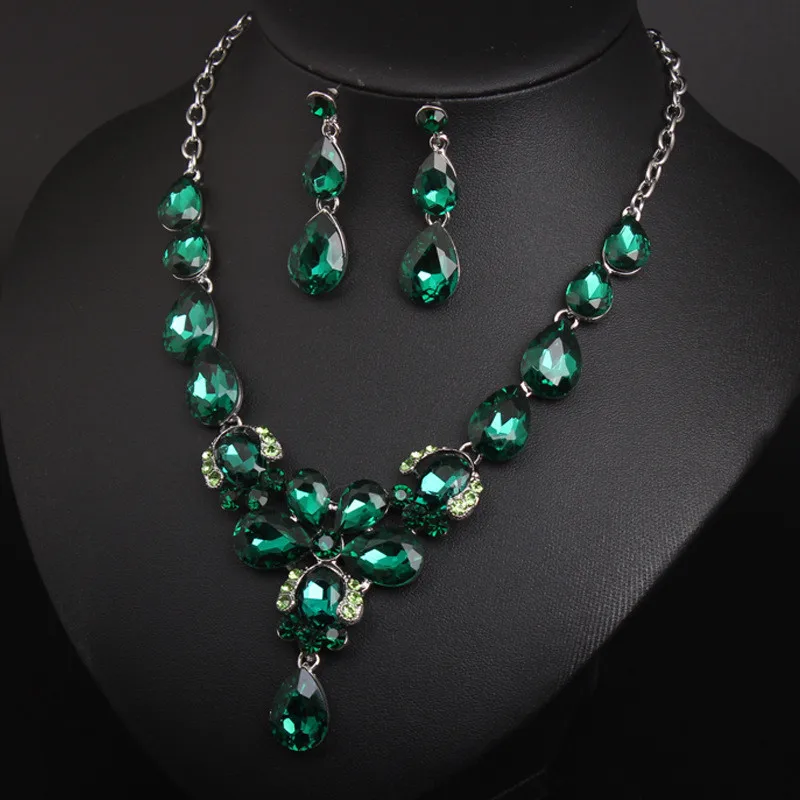 Water Drop Crystal jewelry
