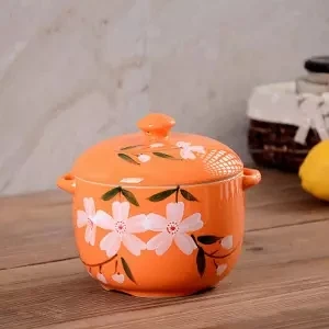 Керамическая кастрюля для супа, керамическая плита, кухонный горшок, кастрюля для горячего приготовления, кастрюли и сковородки, набор Hogar Cocina, кухонная посуда, суповая кастрюля, плита - Цвет: 1000ML