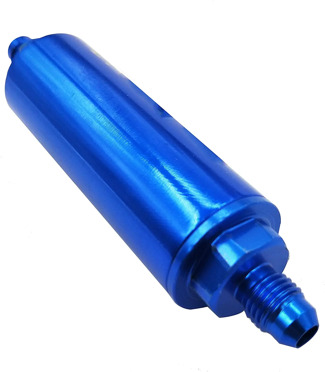Nitrous and Fuel Filters Anodized Billet Aluminum 15552N-O-S Nit140 Micron Blue 6AN 