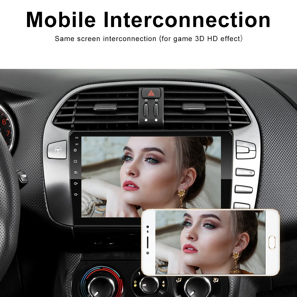 Camecho 2 din Car Radio 9 inch 2.5D Touch Car Multimedia MP5 Player Android IOS Mirror link Car Autoradio Stereo for Universal