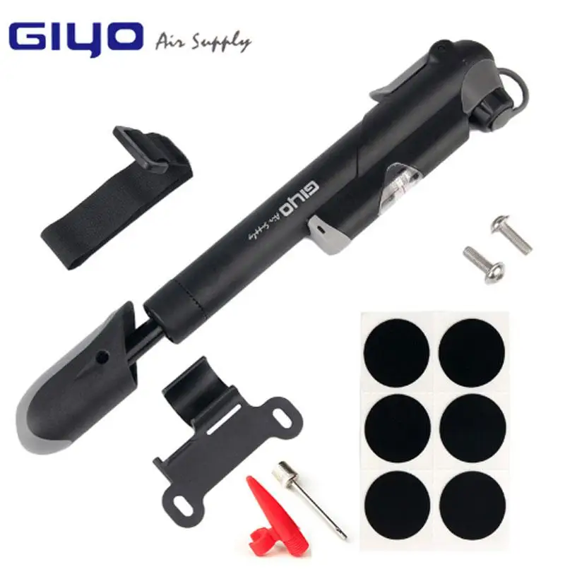 Mini Hand Pump GIYO Schrader/Presta MTB Road Bicycle Pump With Gauge Cycling  Air Inflator Tire Pump For Bike Hose Bicycle Pumps - AliExpress