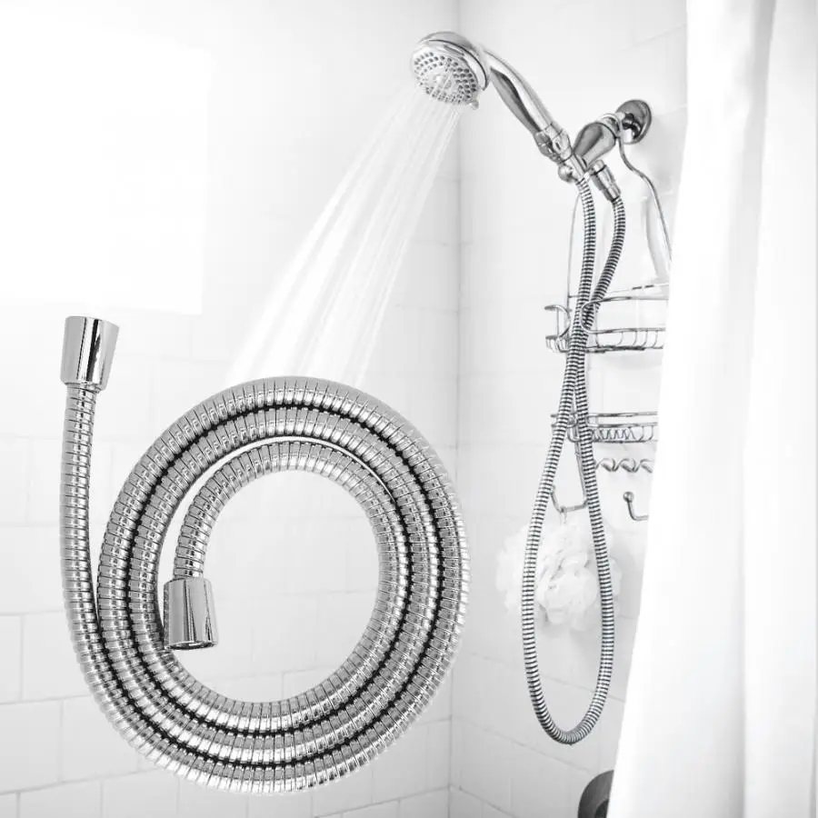 

Showering Hose G1/2in Stainless Steel Electroplating Flexible Bathing Shower Hose Pipe for Home Bathroom Use Sensor line
