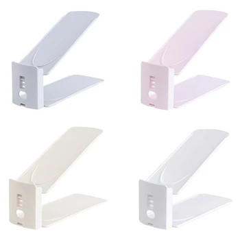 

Shoe Rack Organizes Household Storage Racks Space Saving Adjustable Double Layer Shoe Care Shoe Cabinet