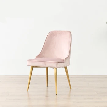 

Nordic Dining Chair Home Restaurant Chair Backrest Chair Modern Simple Book Chair Net Red Light Luxury