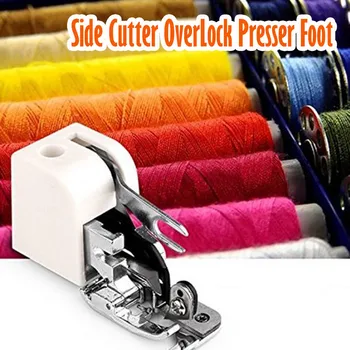 

Sewing Machine Side Cutter OverLock Presser Foot DIY Sewing Machine Accessories Walking Foot Sharp Cutting Home Improvement
