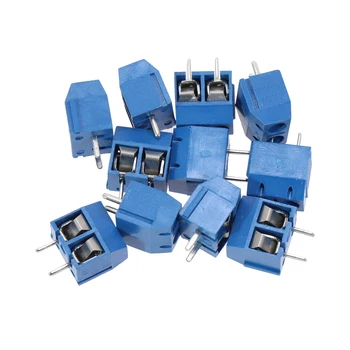 

30pcs Straight Plug IN Screw PCB Terminal Block Connector 5.08mm Pitch bule KF-301-2Pin