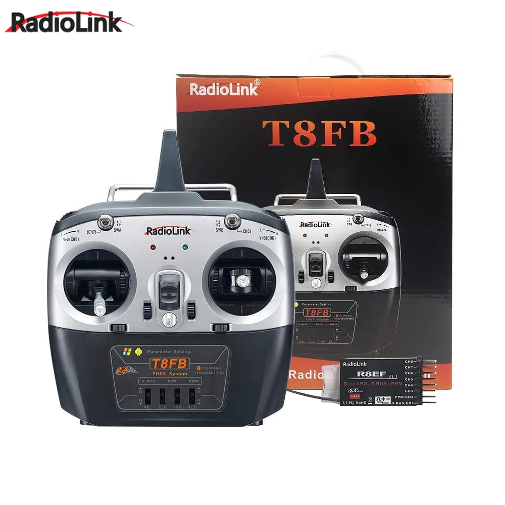 T8FB RadioLink 2 4 ГГц 8ch передатчик с приемником R8EH для радиоуправляемого вертолета DIY RC