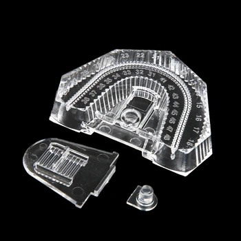 

50Pcs Dental Transparent Model Bottom Mold Laboratory Material Strong Plastic Dental Bottom Mold Model
