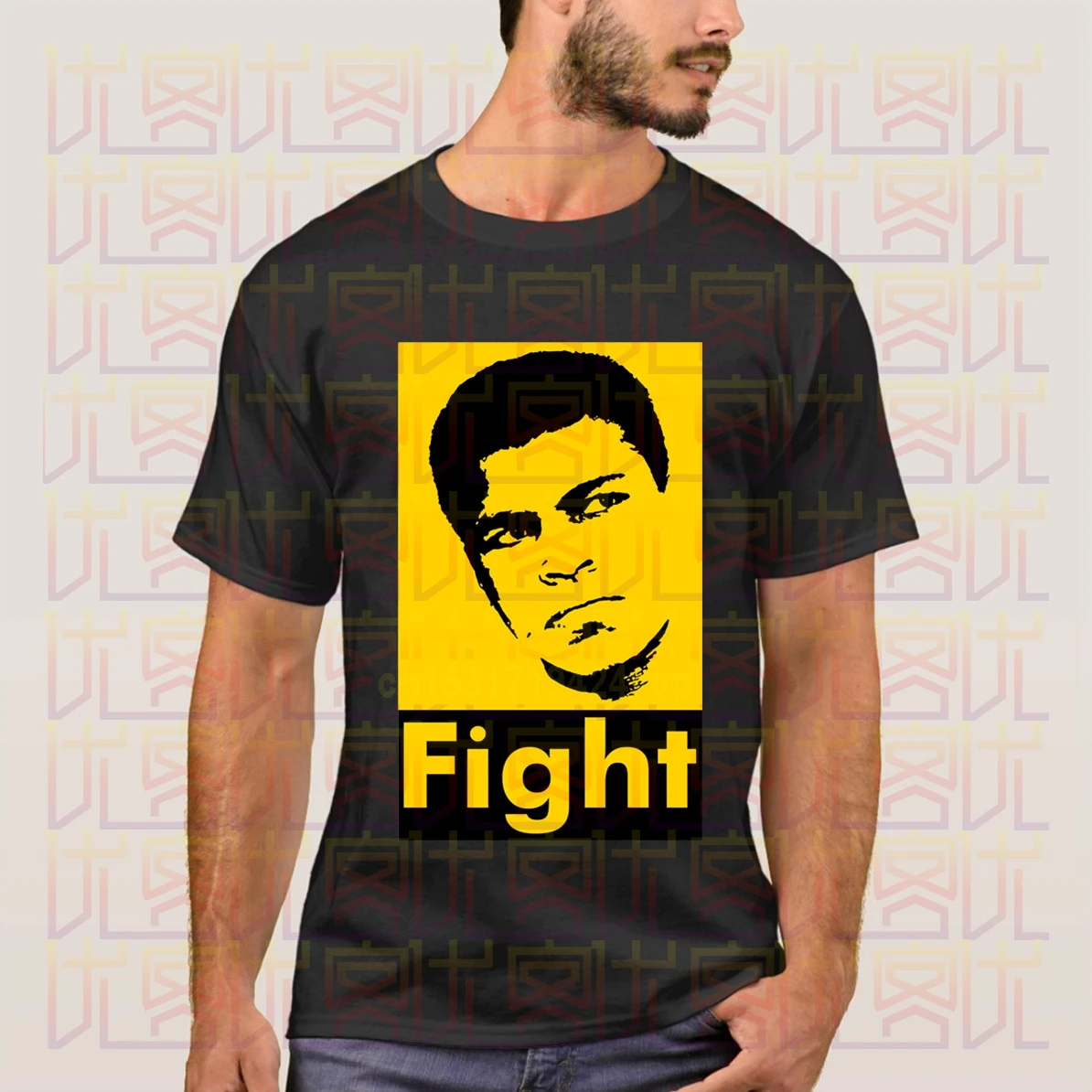 Newest 2020 Summer Muhammad Ali Fight Boxer Logo Casual Tees 100% Cotton Clothes T Shirt Homme Tops S-4XL Men and Women | Мужская одежда