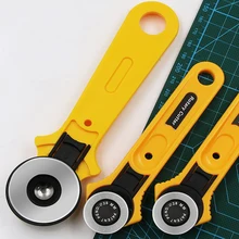 

45mm 28mm Rotary Cutter for leather Set Blades for fabric Circular Quilting Cutting Patchwork Cut Tool Quilter Leather Cutter