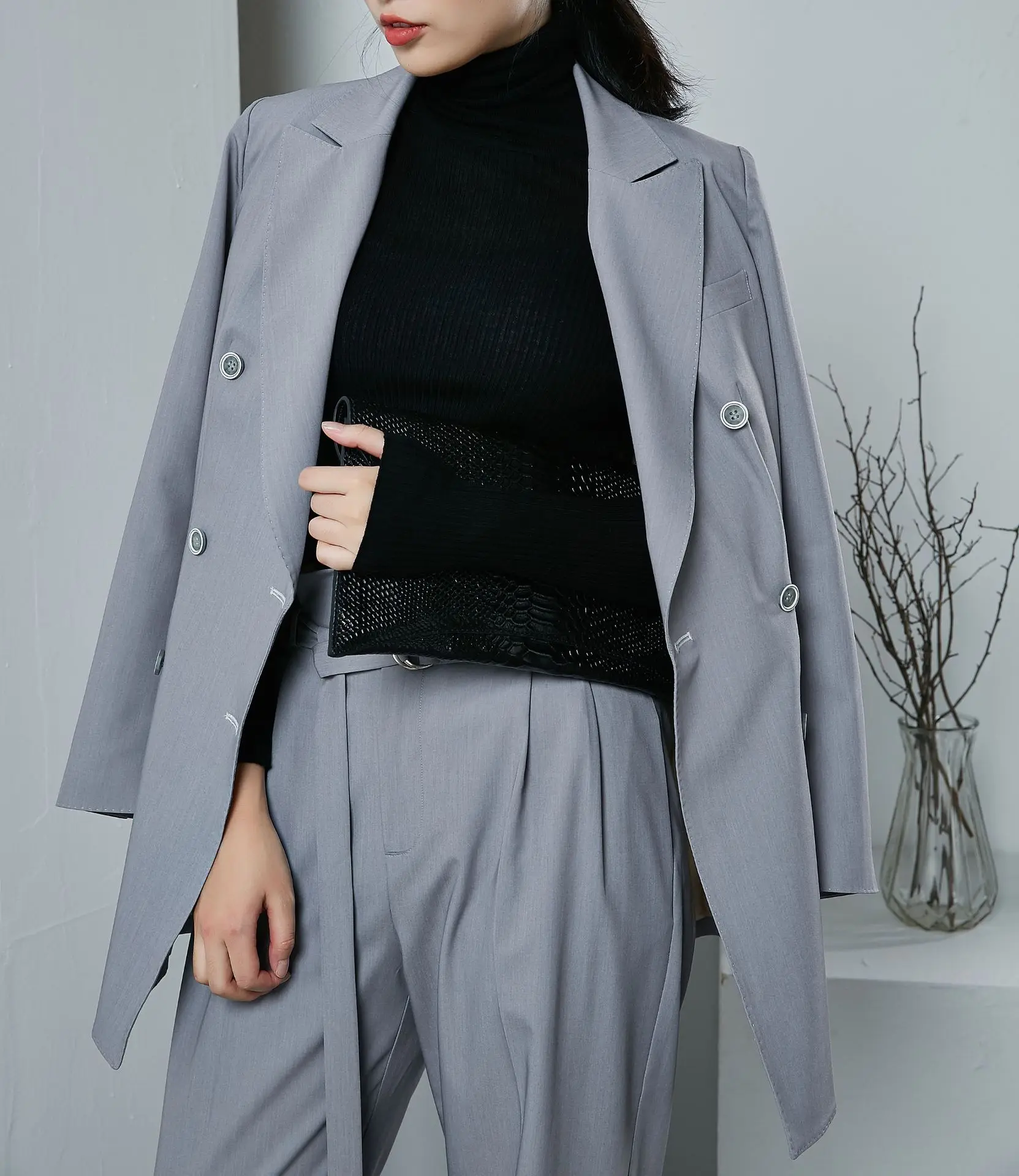 

2018 Autumn Origional Designer Hot Selling WOMEN'S Dress Normcore Style Leisure Suit Slim Fit Slimming Small Suit Coat Women's