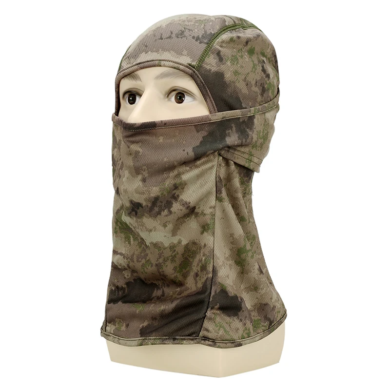 

2Pcs Hunting Hinking Protecting Full Face Mask Quick Drying Dustproof Camouflage Headgear Cap EDF88