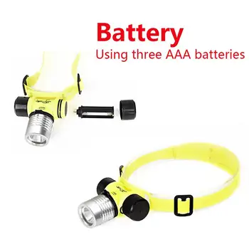 

Portable Diving Headlamp Tool Magnetic Switch Bicycle Bike Headlamp Emergency Sporting Goods XPE Headlight Flashlight