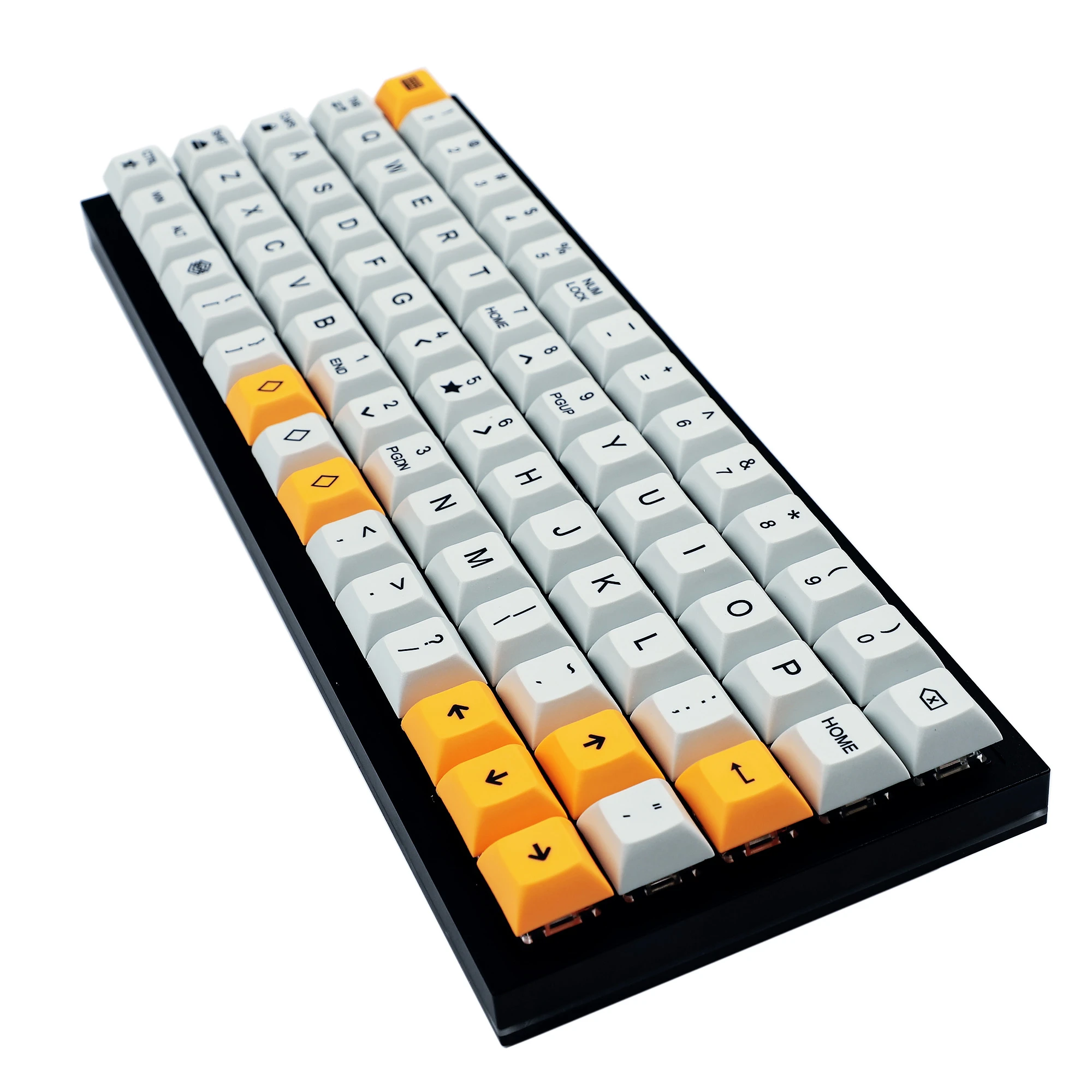 Id75 Qmk Hotswap Kit 75 Key Layout Anodized Aluminums Ortholinear Case
