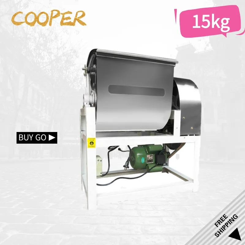 Free Shipping Electric Mixer Commercial Multifunctional Dough MixerDough kneading maker Stainless Steel 15kg Capacit | Бытовая техника