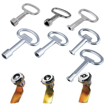 

DIDIHOU Universal Panel Key Lock Wrench Triangle Square Socket Key Elevator Cabinet Switch Train Electrical Cupboard Box New