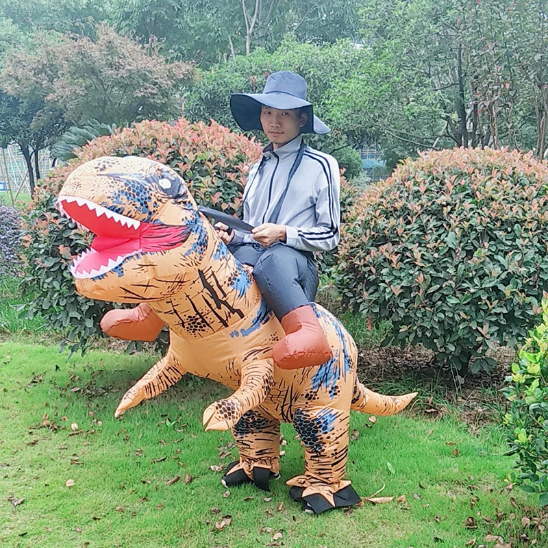 

Amazon New Style Hot Selling Customizable Dinosaur Inflatable Clothing Riding Dragon Half-length Pants Inflatable Clothing-T-Rex