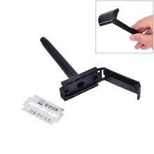 1Set Men Traditional Adjustable Safety Razor Double Edge Classic Safety Razor Men Shaving