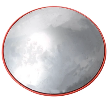 

30Cm Wide Angle Security Road Mirror Curved for Indoor Burglar Outdoor Safurance Roadway Safety Traffic Signal Convex Mirror(Ora